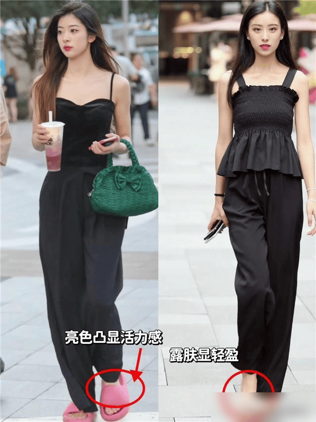 太古里的时髦女生告诉你：高跟鞋已outag旗舰厅注册西裤配什么鞋子好看？成都(图2)