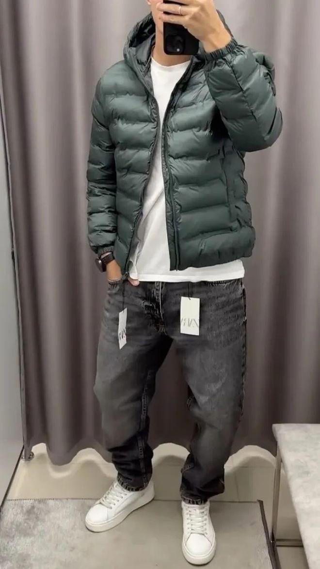 的3套冬季穿搭时尚大气潮流帅气！AG旗舰厅最新版适合30岁男生(图2)